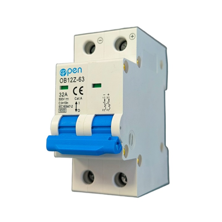 Automata biztosíték folyamatos áram 32A 2P 500V