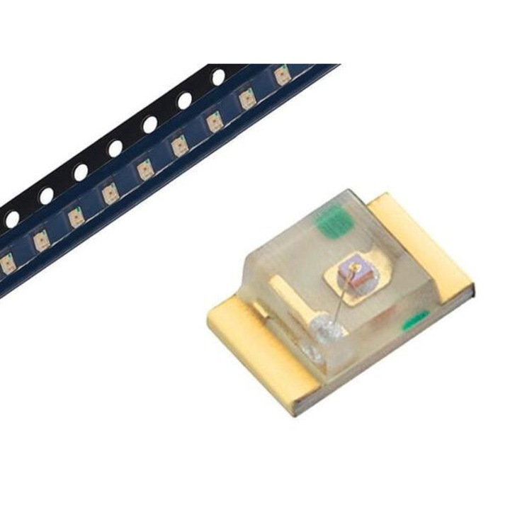 20 db-os készlet, LED SMD, Piros, KP-1608EC, 0603, 8 mcd, Kingbright