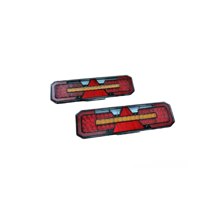 Комплект 2 стопа с динамична сигнализация 12V-24V 110 led