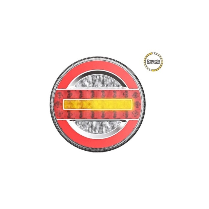 Комплект 2 броя LED стопове с динамична сигнализация 12-24V