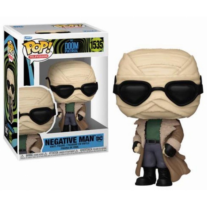 Figurina Funko Pop! DC Doom Patrol - Negative Man #1535, vinil