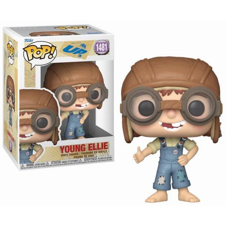 Figurina Funko Pop! Disney: UP - Young Ellie #1481, vinil, multicolor