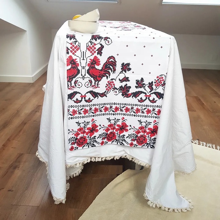 Napron decorativ pentru masa kotonia Home - Rustic, 100% bumbac 45x150 cm, T05