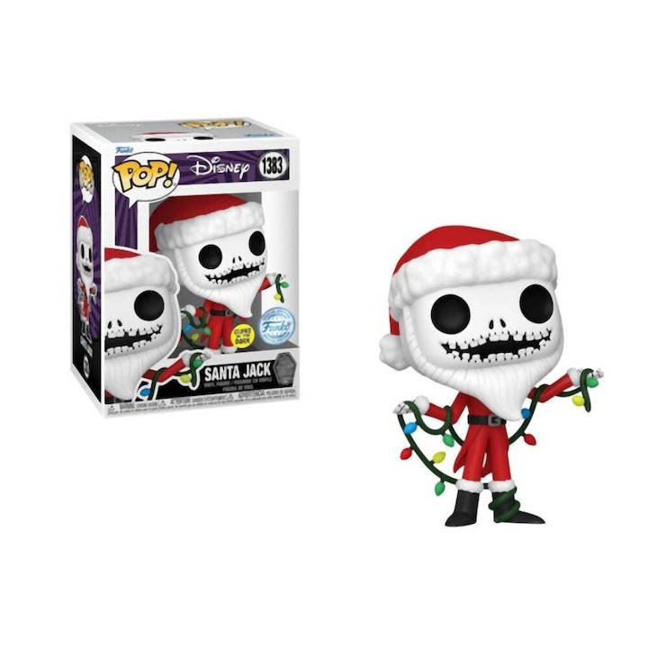 Figurina de vinil Funko Pop! Disney: The Nightmare Before Christmas 30th - Mos Jack Skellington (Parfumat), editie speciala, pentru baieti, 5 ani