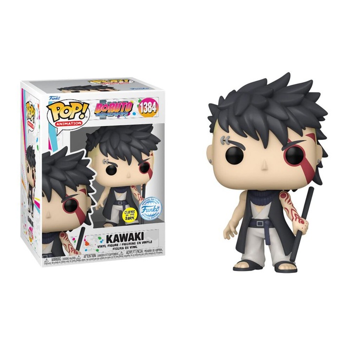 Funko Pop! Boruto Naruto Next Generations - Kawaki, специално издание, свети в тъмното, 5 години