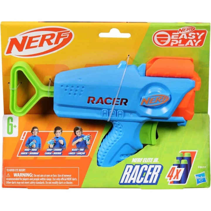 Пушки играчки, Hasbro, Easy Play - Elite JR. Racer, 30x15x5см