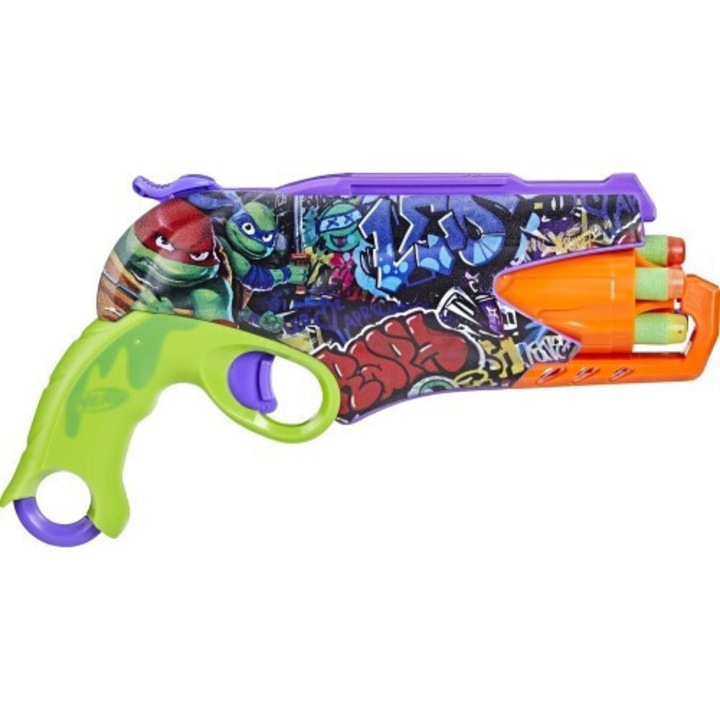 Бластер Hasbro Nerf Teenage Mutant Ninja Turtles Mutant Mayhem, Играчка пистолет
