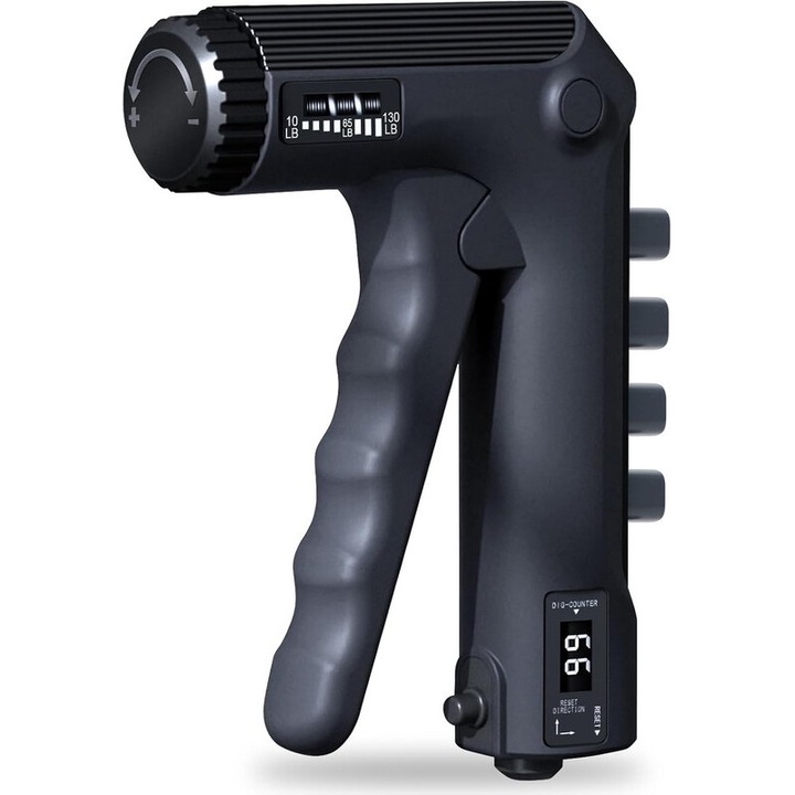 Extensor de forta pentru maini, IGOHEALS, 4 in 1, rezistenta ajustabila 10-130 LB, portabil