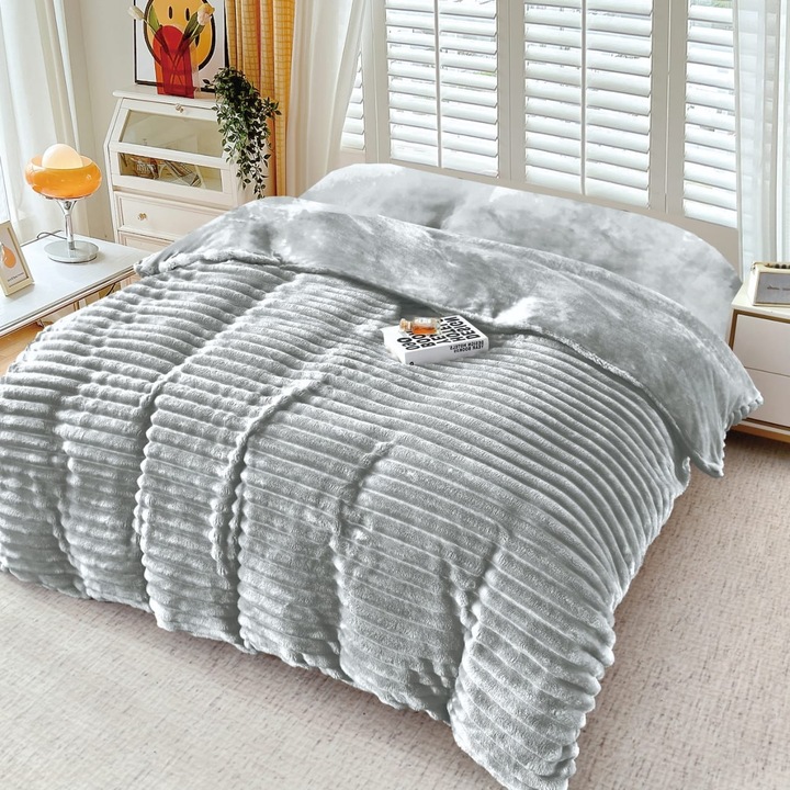 Cocolino Line takaró 230x250 cm Aria, Szürke, Pucioasa