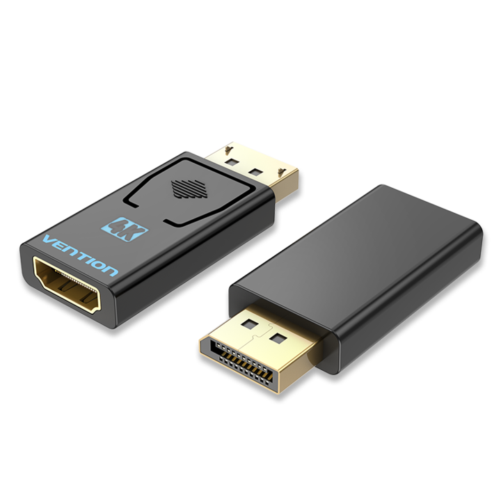 DisplayPort apa-HDMI csatlakozó adapter, Vention, 4K@30Hz, fekete