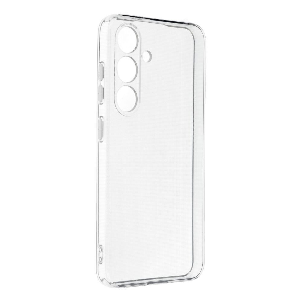 Husă de spate din silicon compatibilă cu Samsung Galaxy S25 FE 5G, groasă, cu protecție pentru cameră, transparentă, 2mm