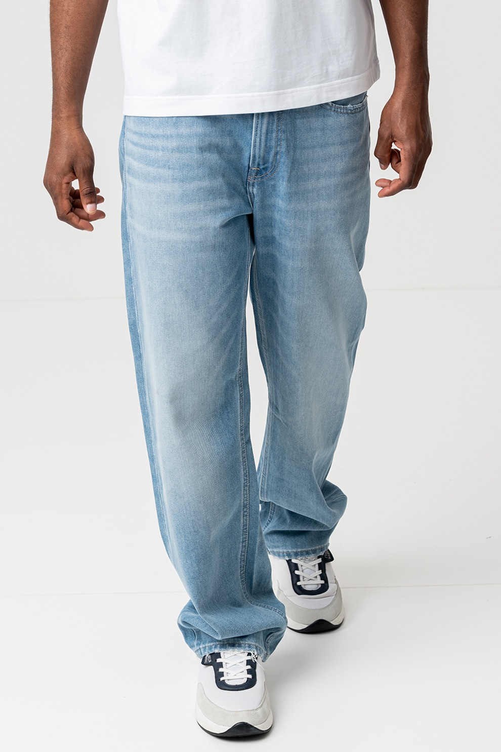 CALVIN KLEIN JEANS, Blugi regular fit, Albastru pastel, W32-L32