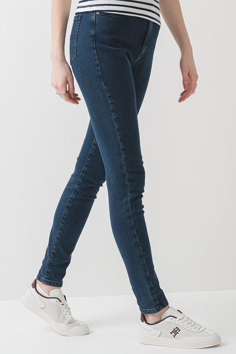 Tommy Jeans, Blugi skinny cu talie medie, Bleumarin, W28-L30