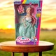 Papusa KOMAZI® cu rochie de printesa si sandale roz, 3 ani+