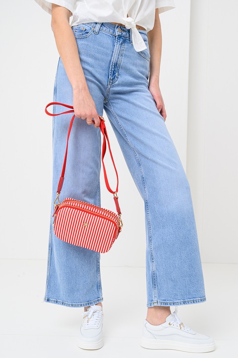 Tommy Jeans, Blugi cu talie inalta, Albastru deschis melange, W29-L32