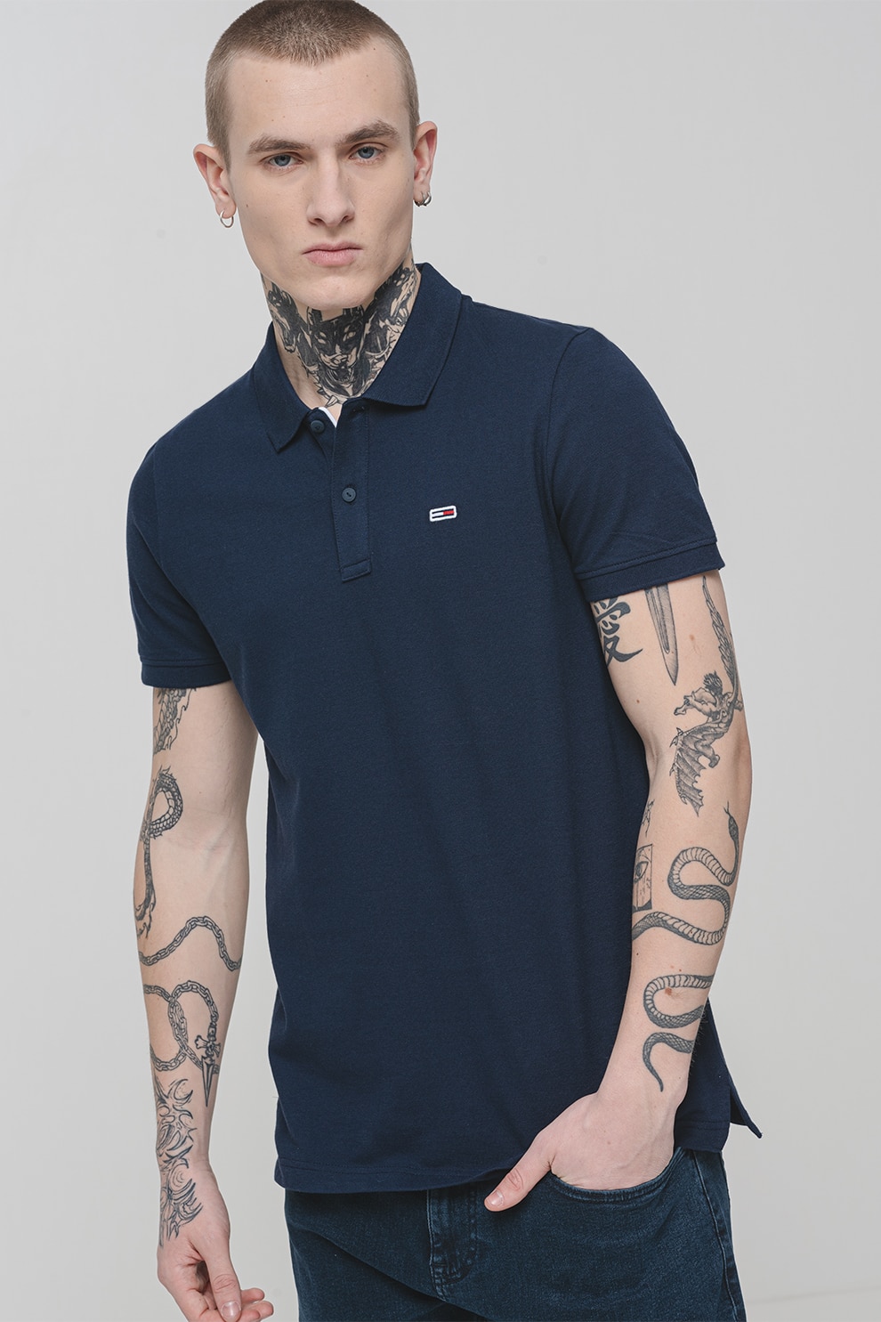 Tommy Jeans, Tricou polo slim fit, S