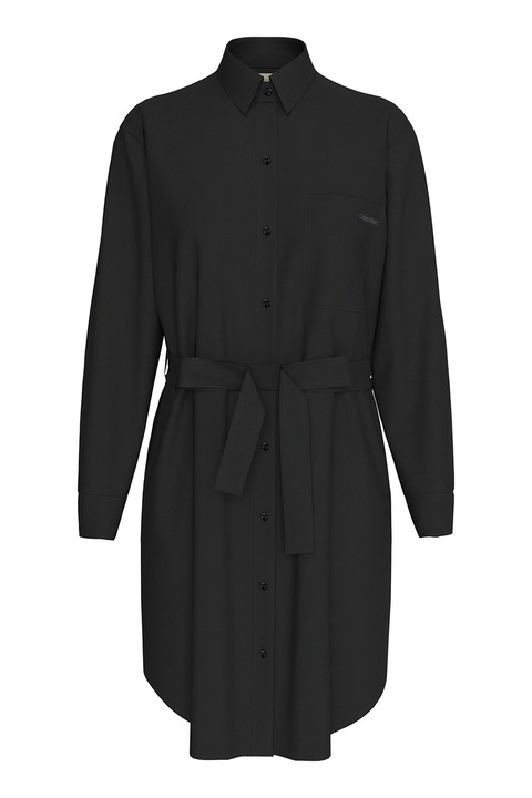 CALVIN KLEIN JEANS, Lyocell ingruha masnival, Fekete, S