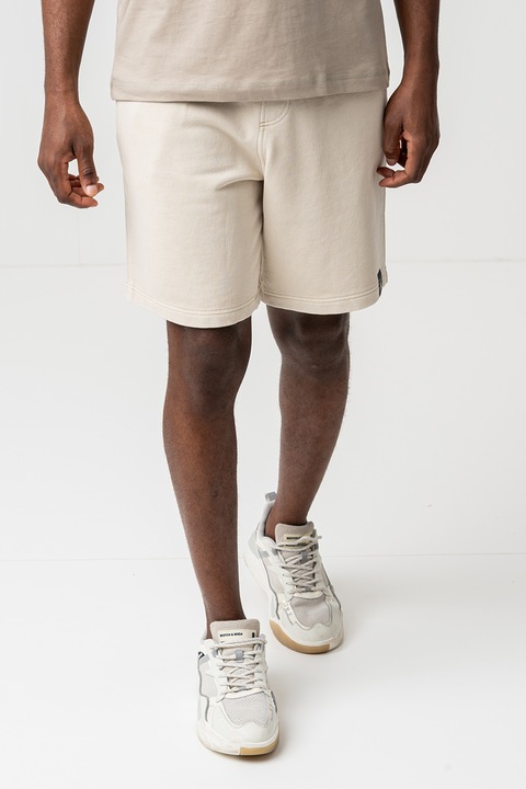 CALVIN KLEIN JEANS, Pantaloni de trening cu buzunare laterale, Camel, XL