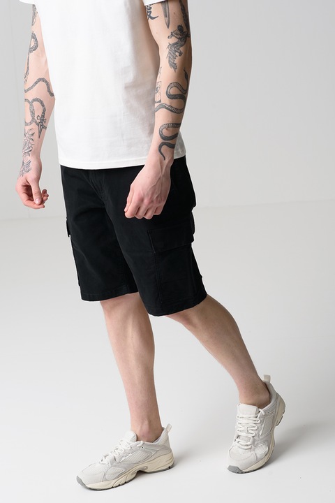 Tommy Jeans, Blugi scurti uni, Negru, 31