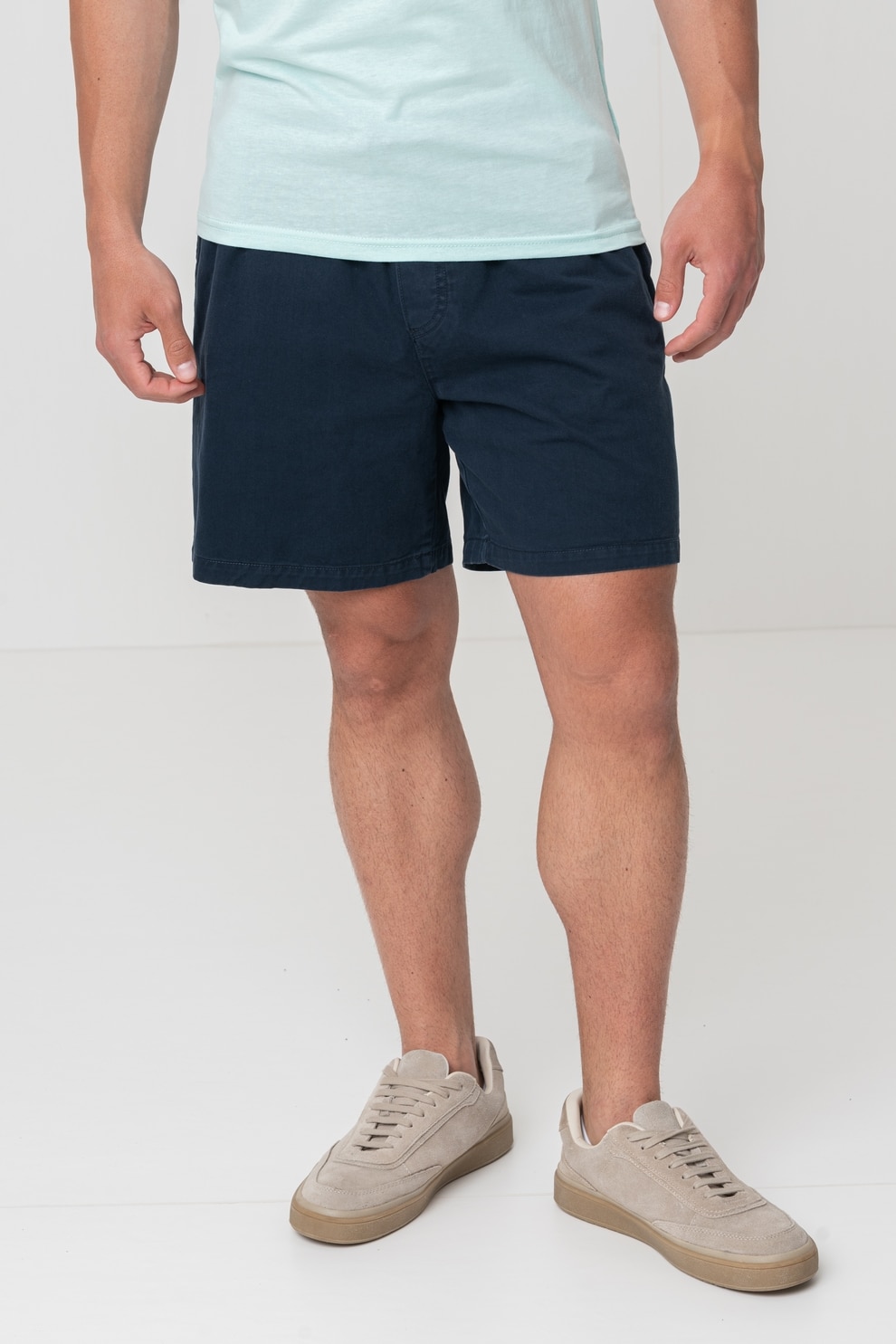 Tommy Jeans, Pantaloni scurti lejeri, Bleumarin, S