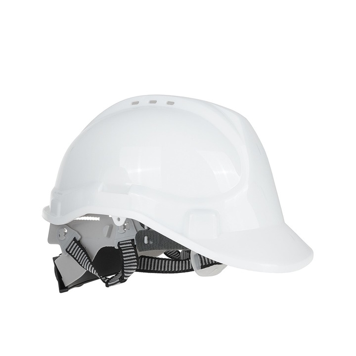 Állítható védősisak, méretállítás 53-62 cm, fehér, Geko G90036