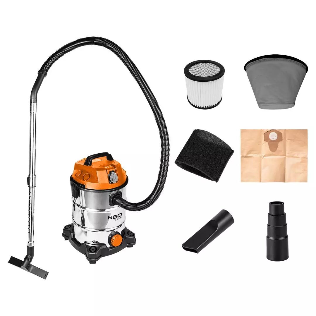 Aspirator industrial, 1400W, 30L, absortie umeda/uscata, Neo