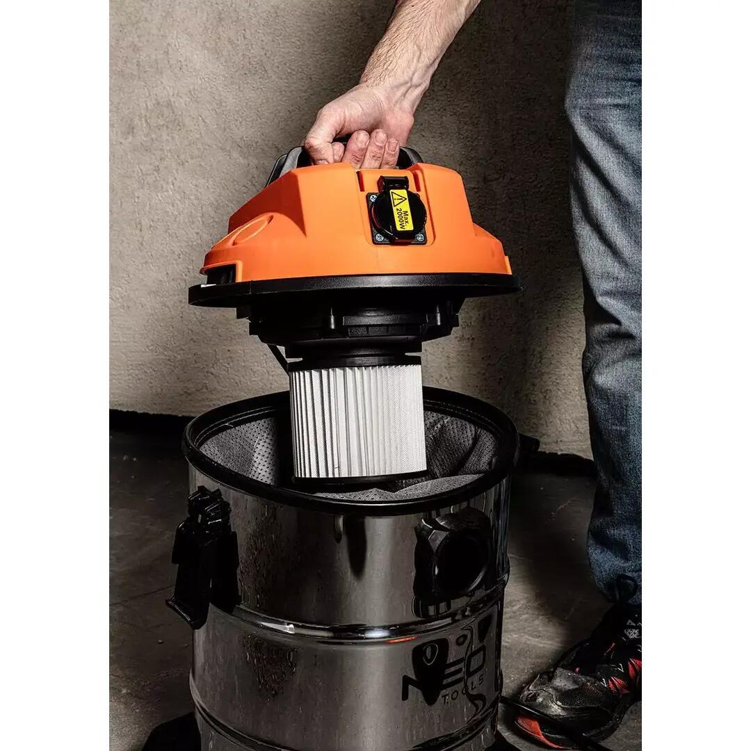 Aspirator industrial, 1400W, 30L, absortie umeda/uscata, Neo