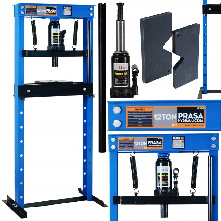 Presa hidraulica 12Tone rulmenti stand podea (14356)