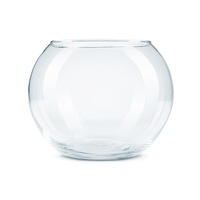 Bol decorativ din sticla, 20 X 16.5 cm