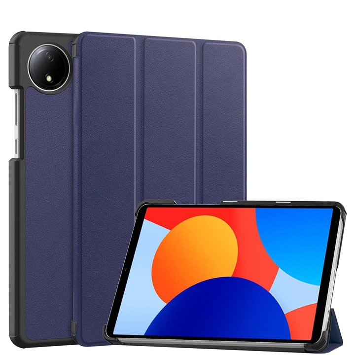 Husa Protectie pentru Xiaomi Noble Redmi Pad SE 8.7, M68, Nanotextil, Blue