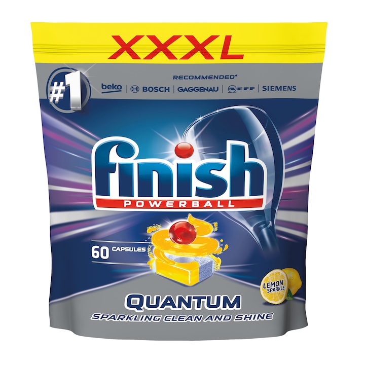 Finish Quantum mosogatógép-tabletta, citrom illat, 60 db