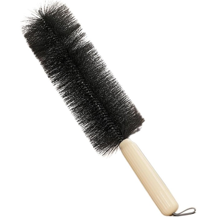 Многофункционална четка 2в1, Flippy, за почистване на прах, 38 x 11 см, четка и гъба, крем