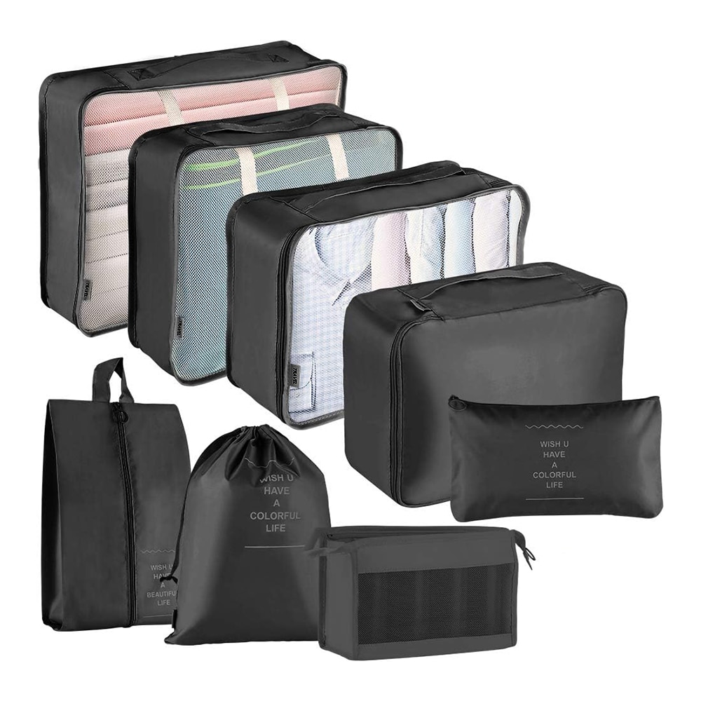 Set organizator pentru bagaje, Timeless Tools, 8 piese de diferite