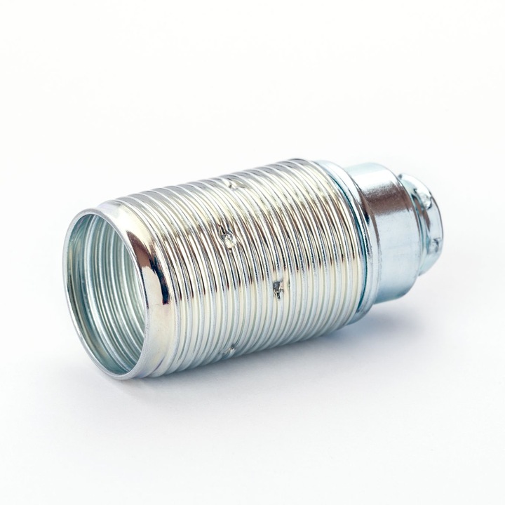 Soclu E14, Crom, Filet Interior M10x1, Filet Exterior 27mm, Inlatime 54mm, Metal Galvanizat ORION