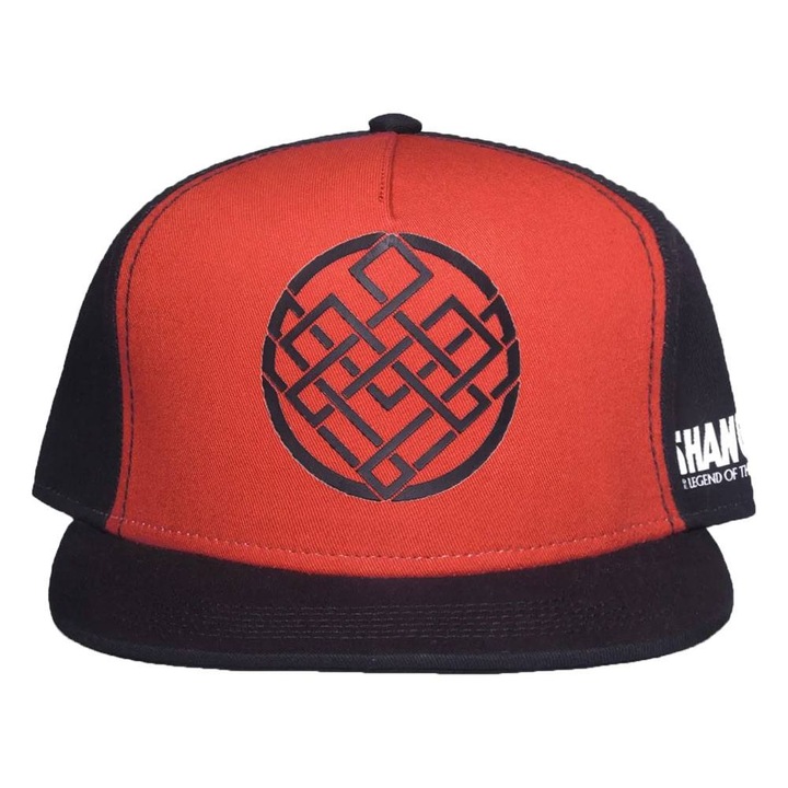 Sapca Difuzed Shang-Chi, negru-rosu inchis, 100% bumbac, ajustabila, pentru adulti