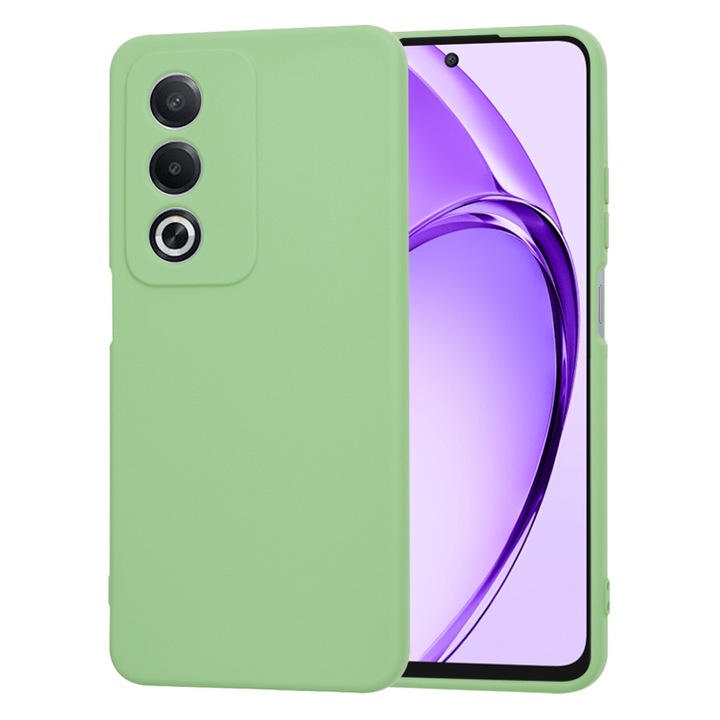 Кейс за Oppo A80 5G мек флекс ментово зелен