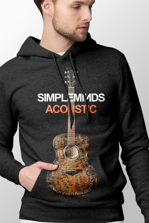 Hanorac barbati, Artcraft, Bumbac, Simple minds, Negru, XL