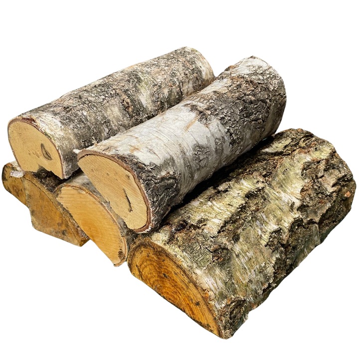 Lemn pentru semineu, afumare, foc de tabara si gratar – mesteacan 10 kg