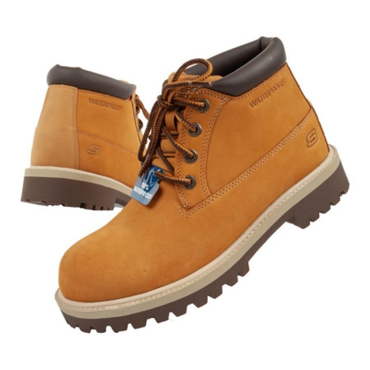 Pantofi pentru barbati, Skechers, BM211265, Maro