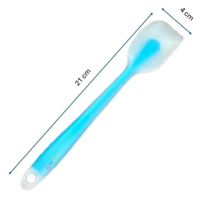 Spatula flexibila Almido, 21 cm, Blue Albastru deschis