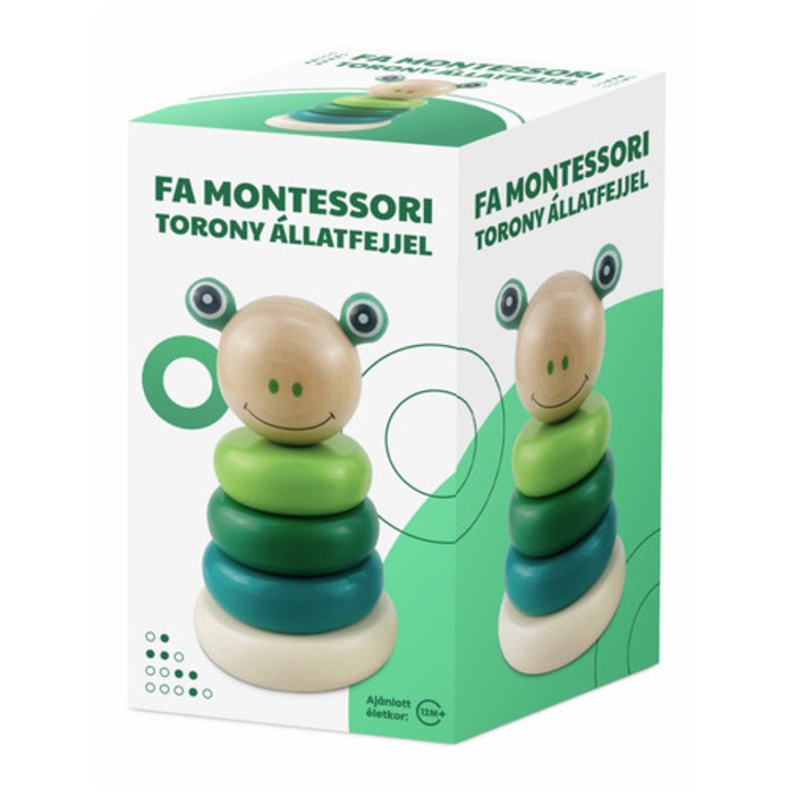 Fa montessori torony 13,5 cm