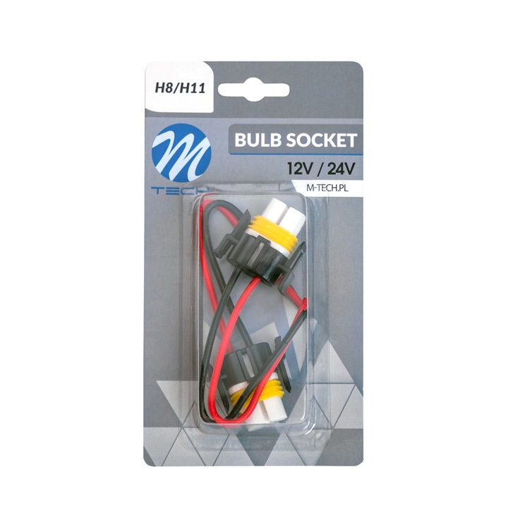 M-Tech H8/H11 kerámia foglalat aljzat - pár