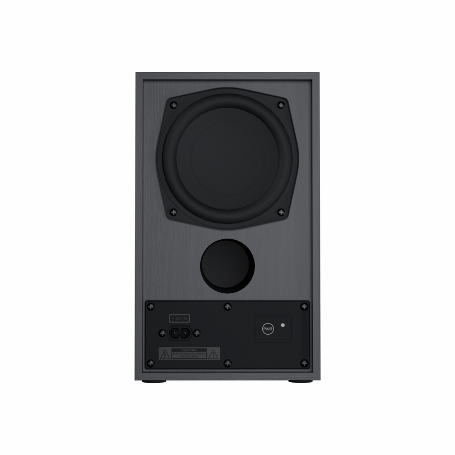 Soundbar HORIZON Acustico HAV-S2630W, 2.1CH, 110W, Subwoofer Wireless, Titanium Grey