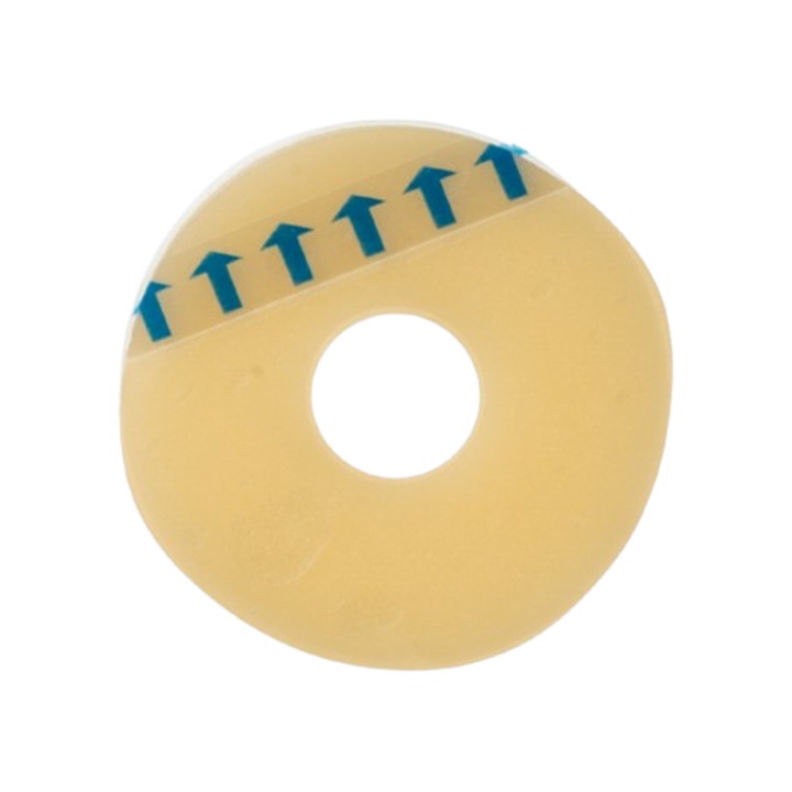 Inel hidrocoloid ZenSetiv pentru colostomie/ileostomie, 50mm diam./4mm grosime, set din doua bucati