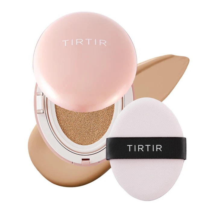 Фон дьо тен Tirtir 25N Mocha Cushion, висока покривност, хидратация, 18гр