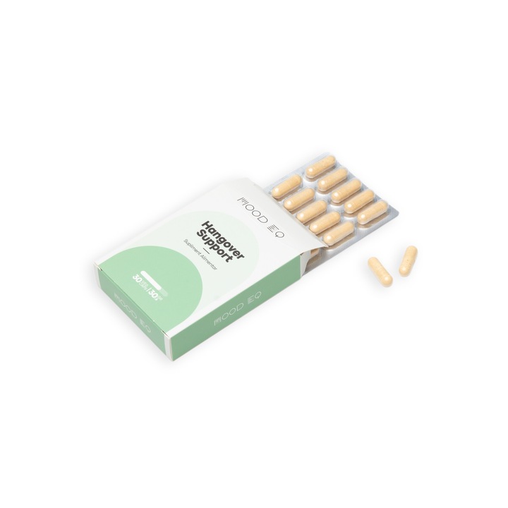 Mood Eq Hangover Support, Anti - Mahmureala, 15 doze (30 capsule)