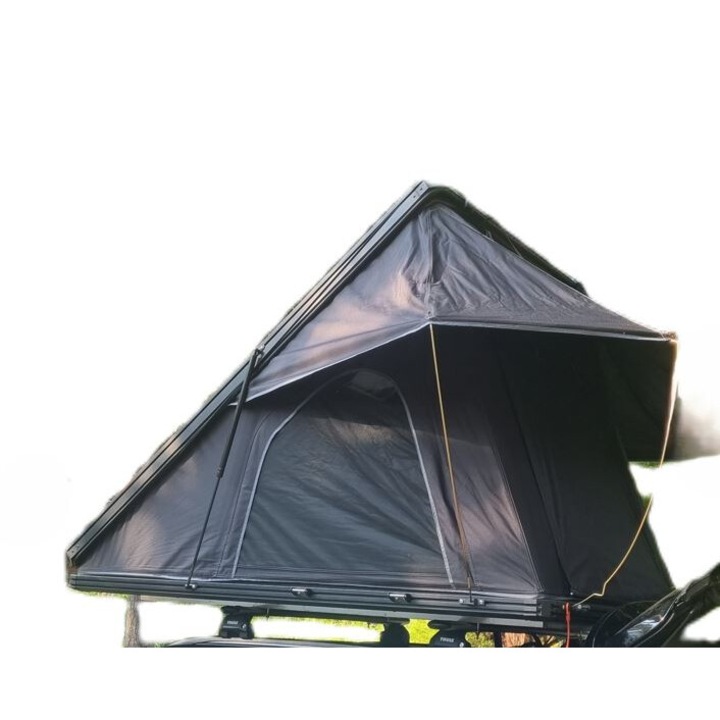 Cort plafon auto, Aluminiu, Negru, 211 x 145 x 148 cm