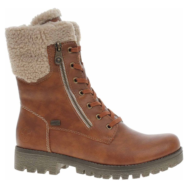Botine dama Rieker 78522-24 maro, Maro, 38