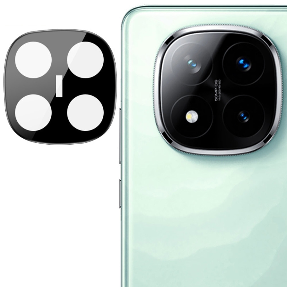 Folie de protectie Camera Spate Techsuit pentru Xiaomi Redmi Note 14 Pro+ 5G, Sticla Securizata, Neagra