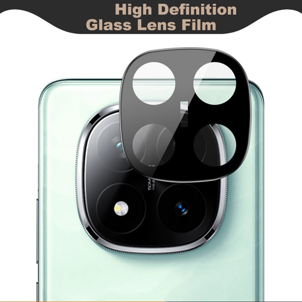 Folie de protectie Camera Spate Techsuit pentru Xiaomi Redmi Note 14 Pro+ 5G, Sticla Securizata, Neagra